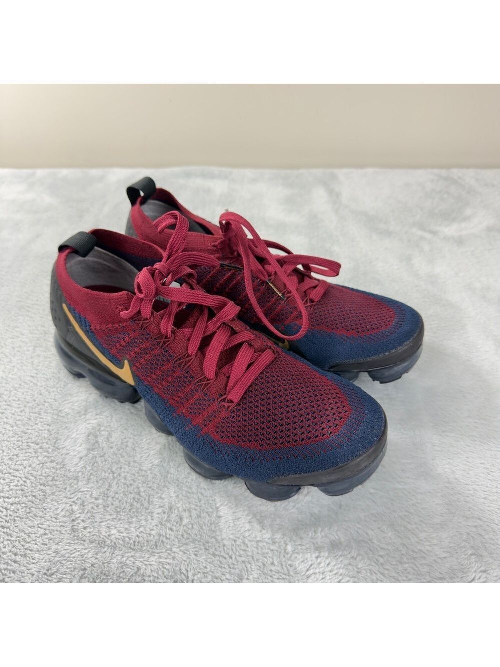Nike Air Vapormax Men's Size 8.5 US/7.5 UK/42 EU Flyknit 2 'Olympic' 942842-604